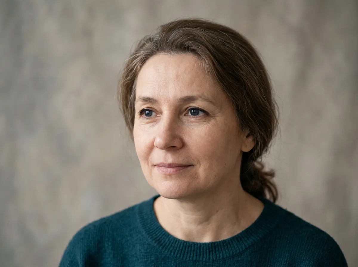 Аватар Мария В., 45 лет, Воронеж — женщина зрелого возраста, портрет на нейтральном фоне, отзыв о наркологической помощи